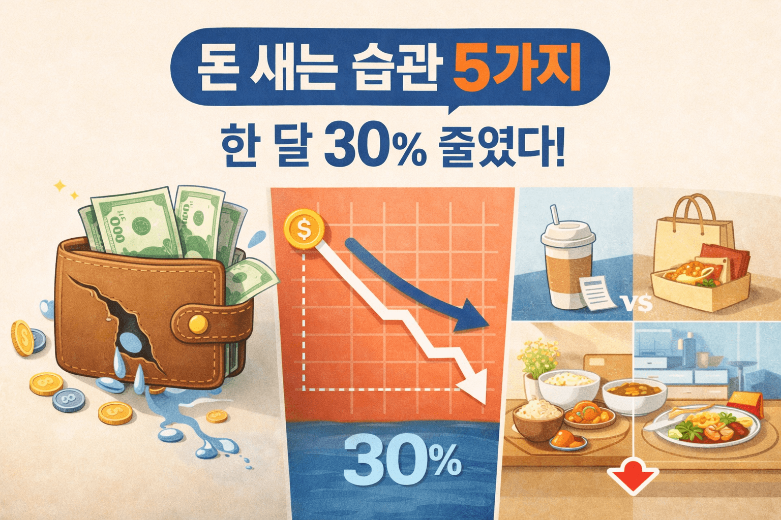돈 새는 습관과 소비 절약 변화