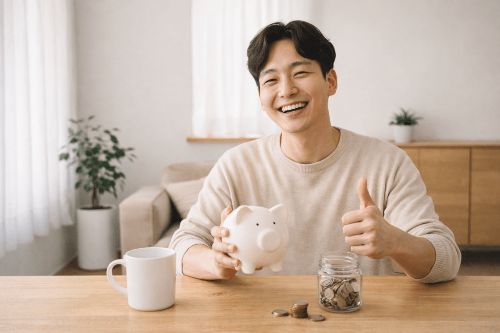 배달 끊기 결과 절약된 생활 모습