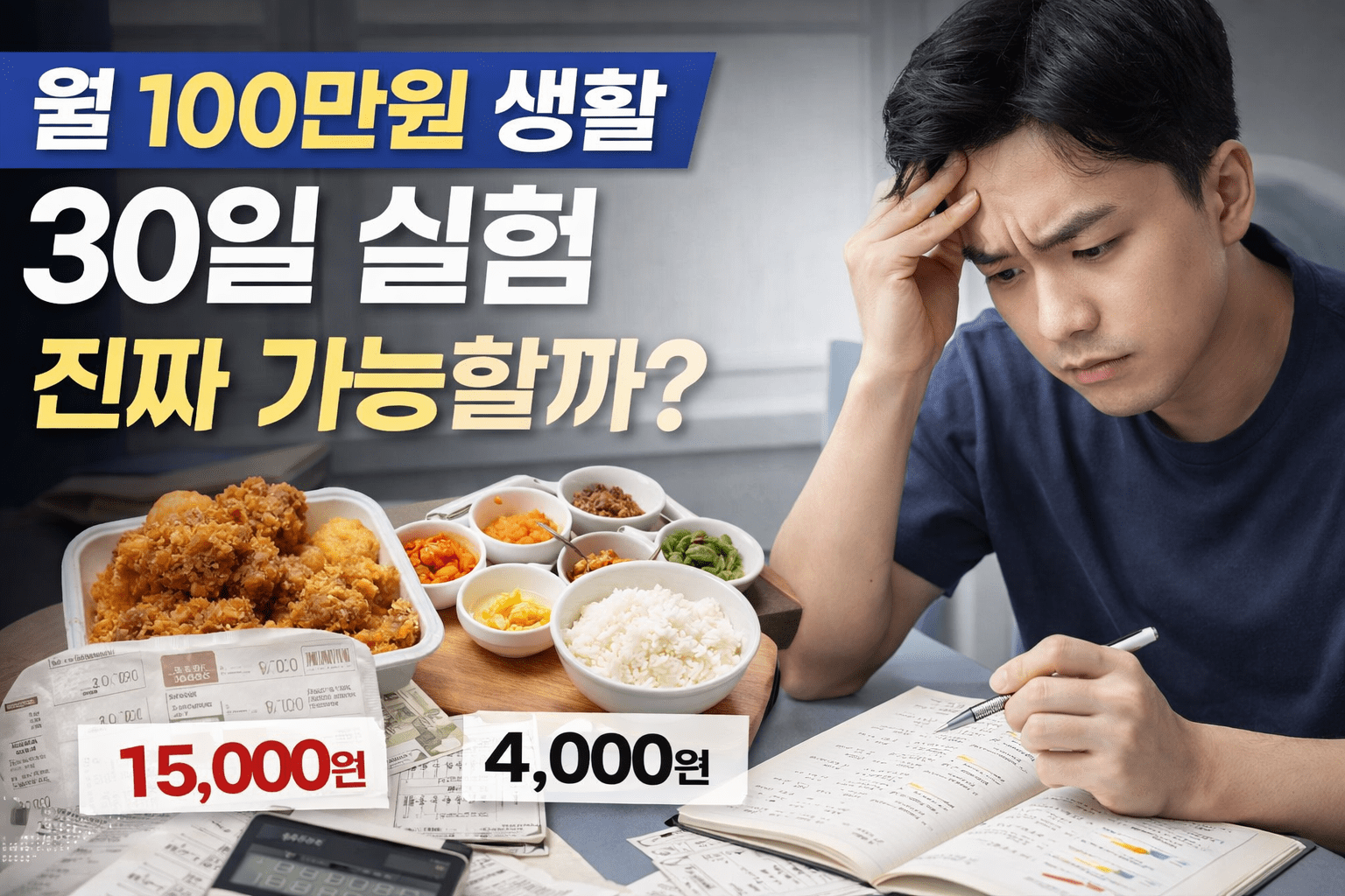 월 100만원 생활 30일 실험 후기 썸네일