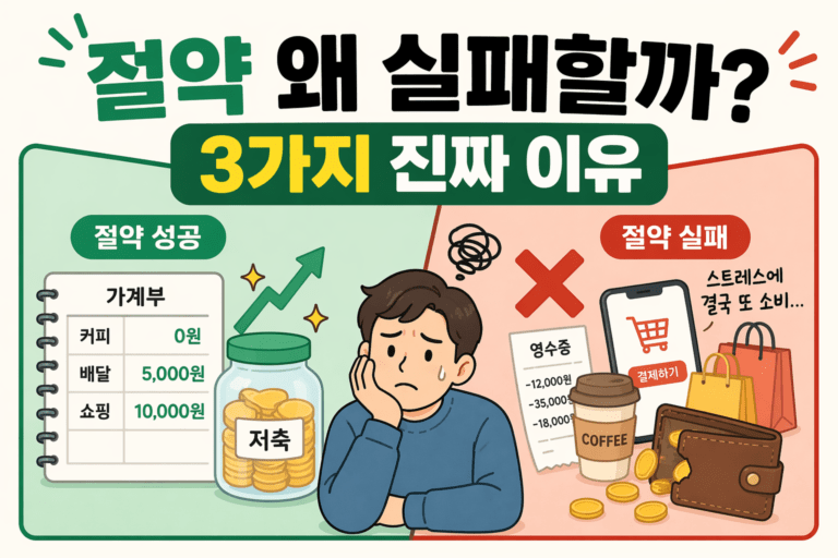절약 실패하는 이유 3가지 썸네일